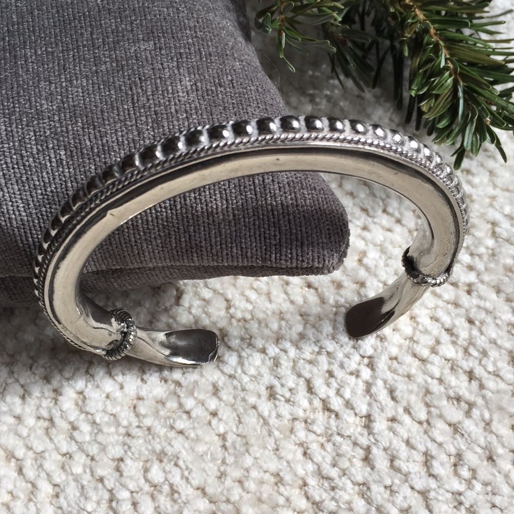 As is Sterling Silver Handmade Artisan bracelet - wear as shown